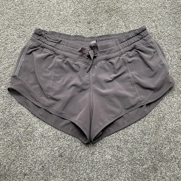 Lululemon Shorts Womens 4 Gray Speed Up Lined 2.5" Athletic Running Reflective - Picture 1 of 9
